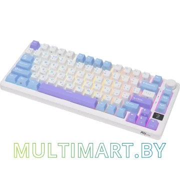 Клавиатура Royal Kludge RK-M75 RGB Taro Milk (RK Silver) картинка 6
